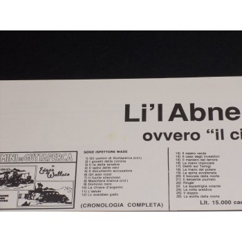 LI'L ABNER 46 di Al Capp (Ristampa Anastatica - Club Anni Trenta 1992)