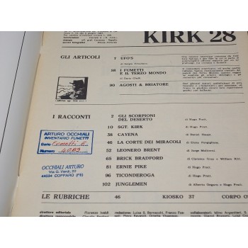 SGT. KIRK 28 (Editrice Sergente Kirk - Ivaldi 1969)