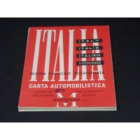 CARTA AUTOMOBILISTICA D'ITALIA – Malipiero 1975